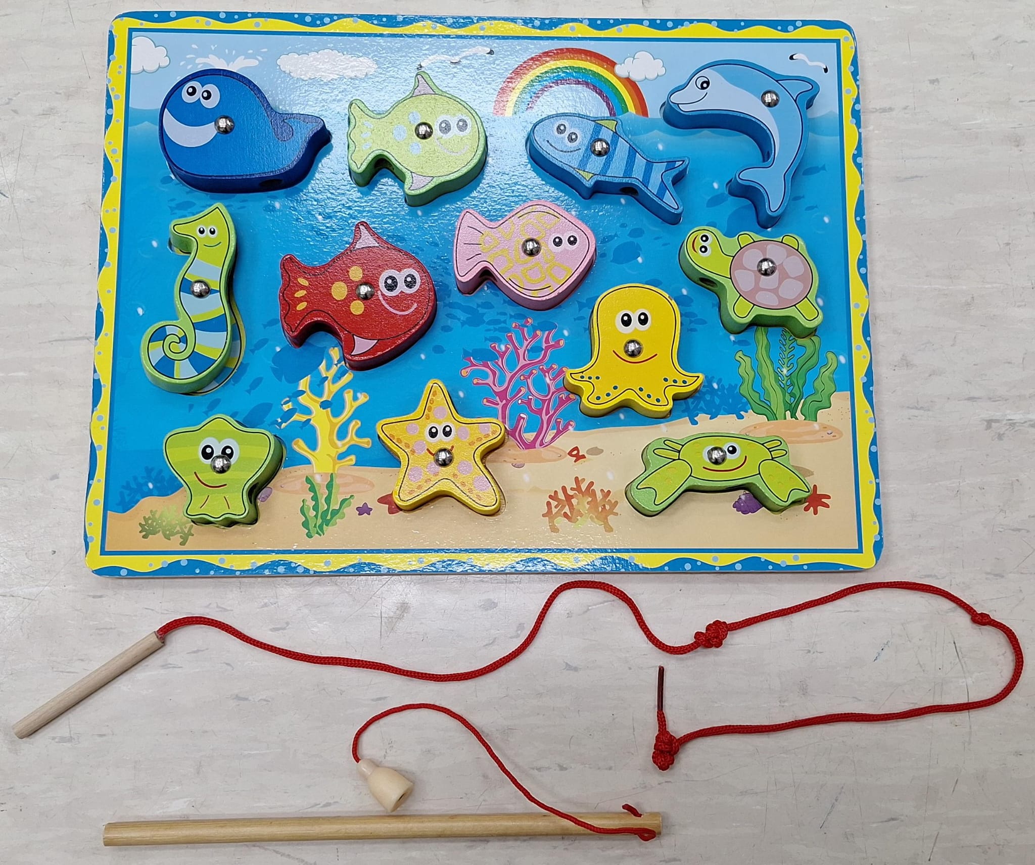 海洋生物釣魚板